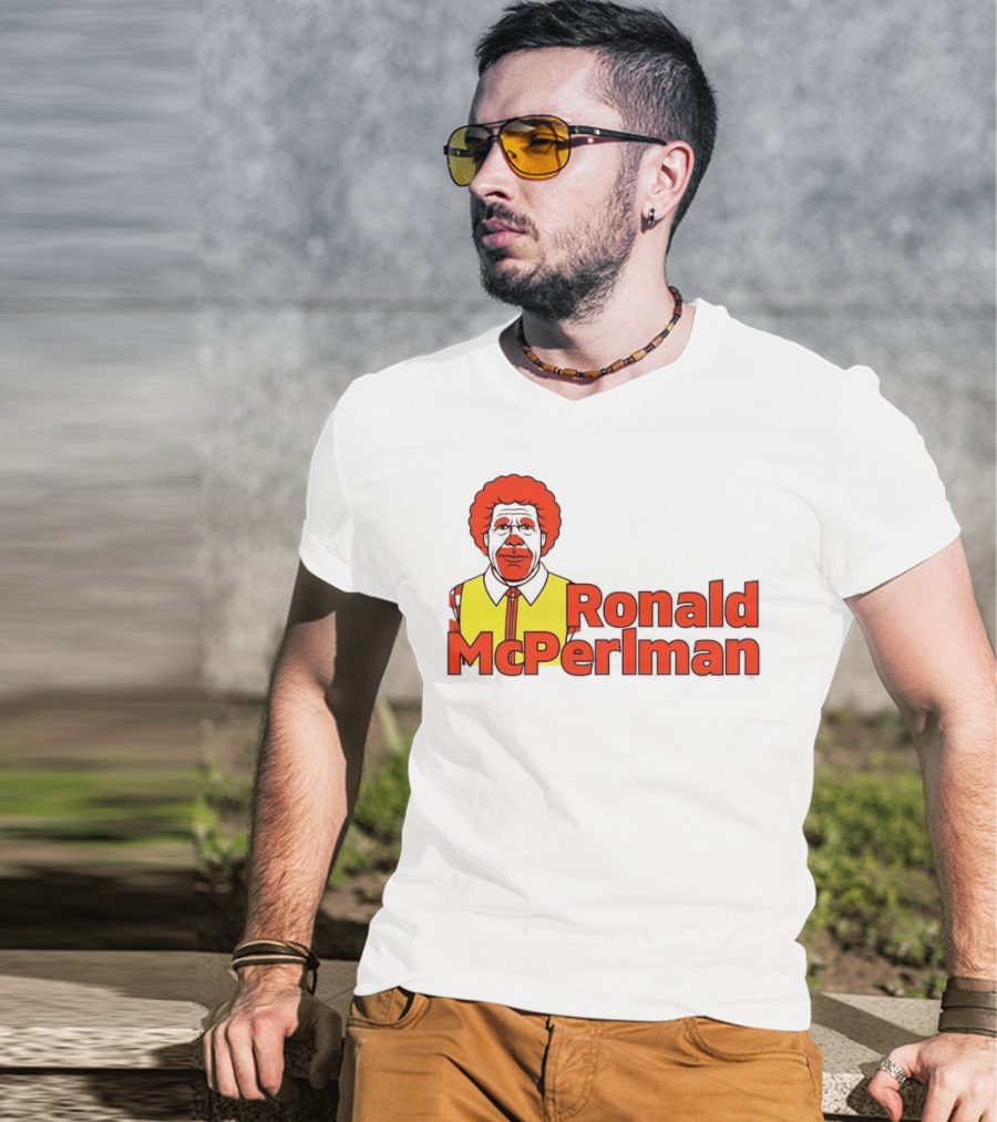 Ronald McPerlman McDonalds And Ron Perlman Crossover T-Shirt