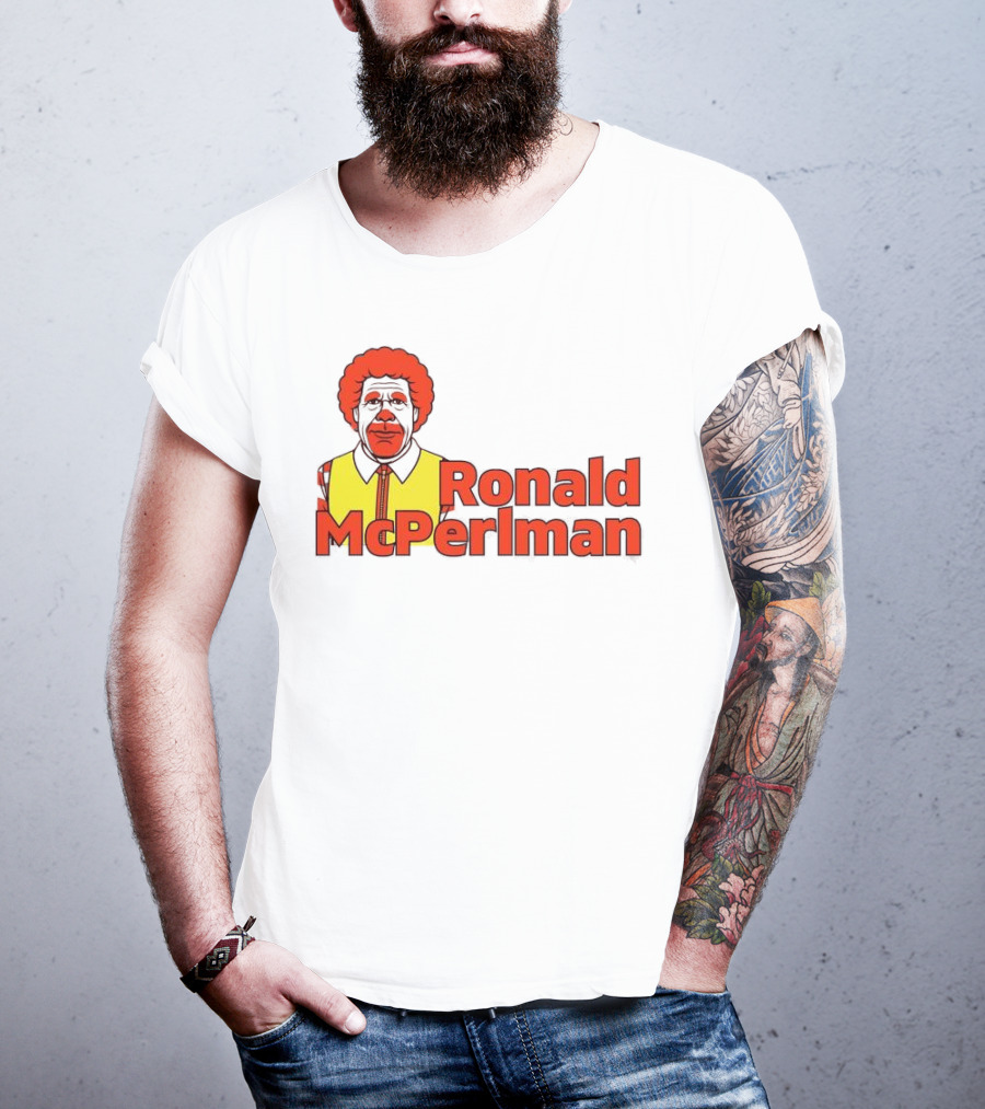 Ronald McPerlman McDonalds And Ron Perlman Crossover T-Shirt