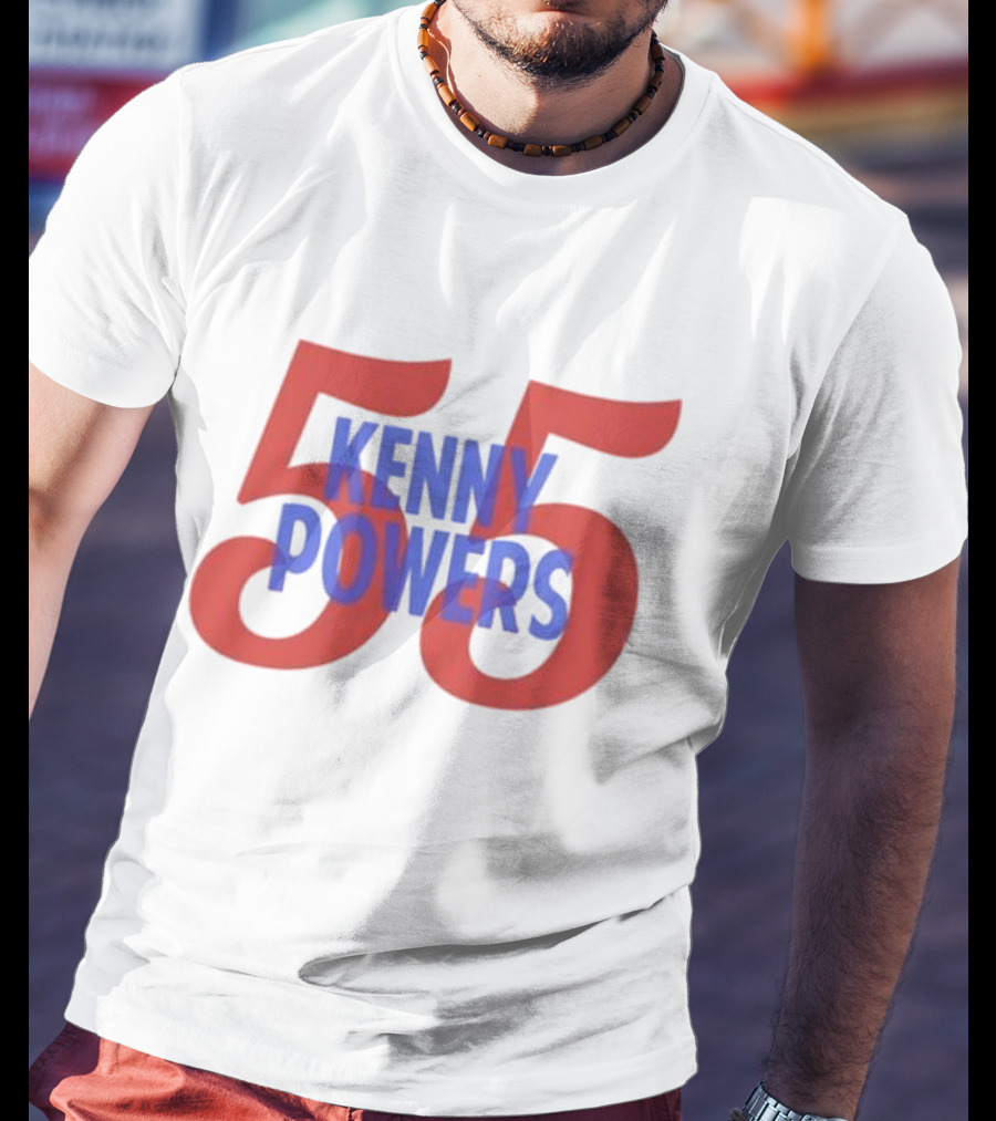 Kenny Powers 55 Bold Number Design T-Shirt