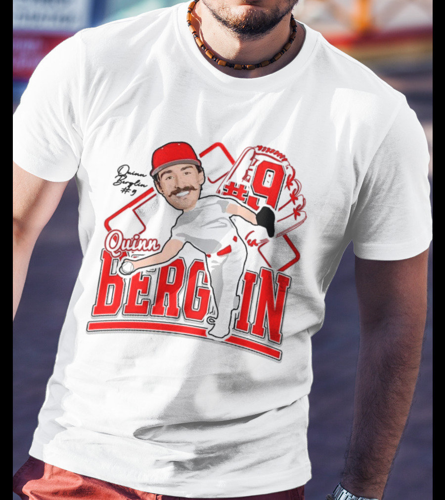 Quinn Berglin Baseball 2025 Glove Number 9 T-Shirt