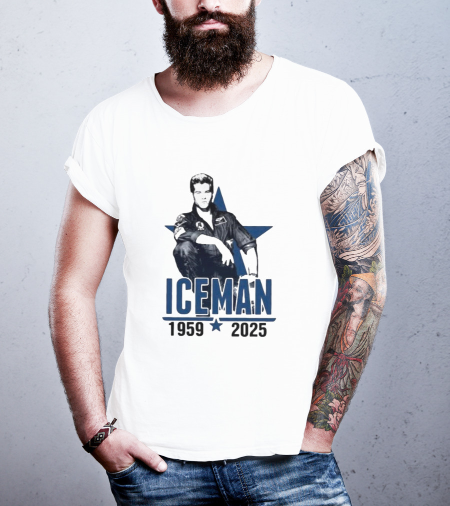 Val Kilmer 1959-2025 Iceman Top Gun T-Shirt