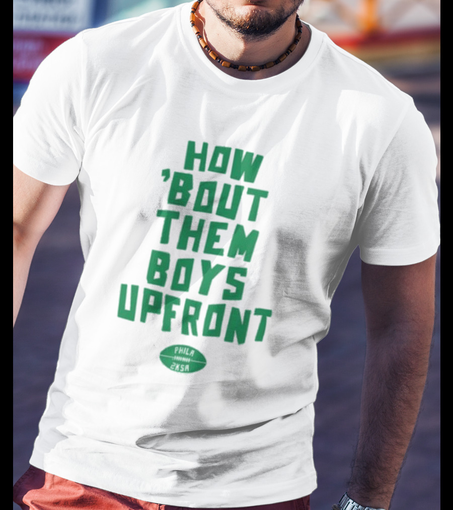 Saquon Barkley 2KSA How 'Bout Them Boys Upfront Football T-Shirt