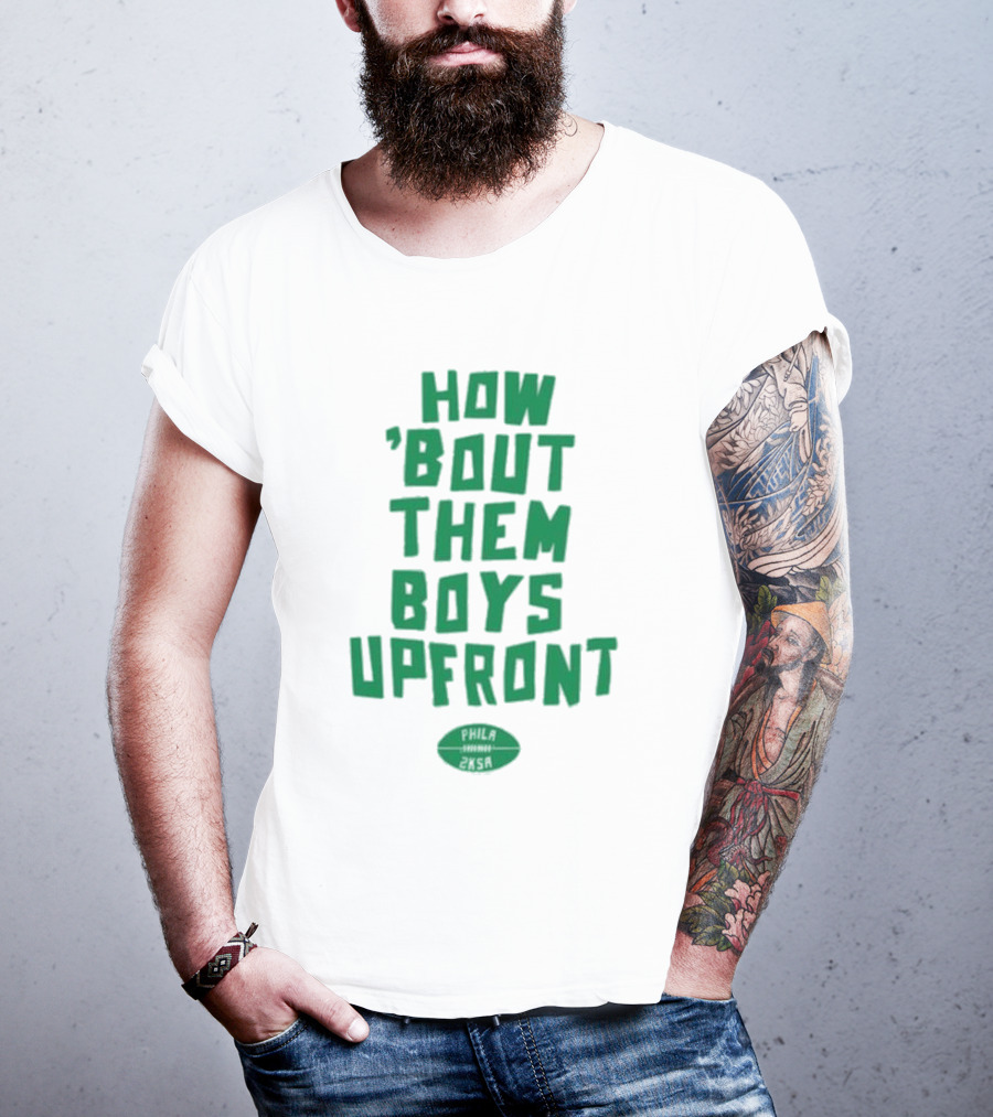 Saquon Barkley 2KSA How 'Bout Them Boys Upfront Football T-Shirt