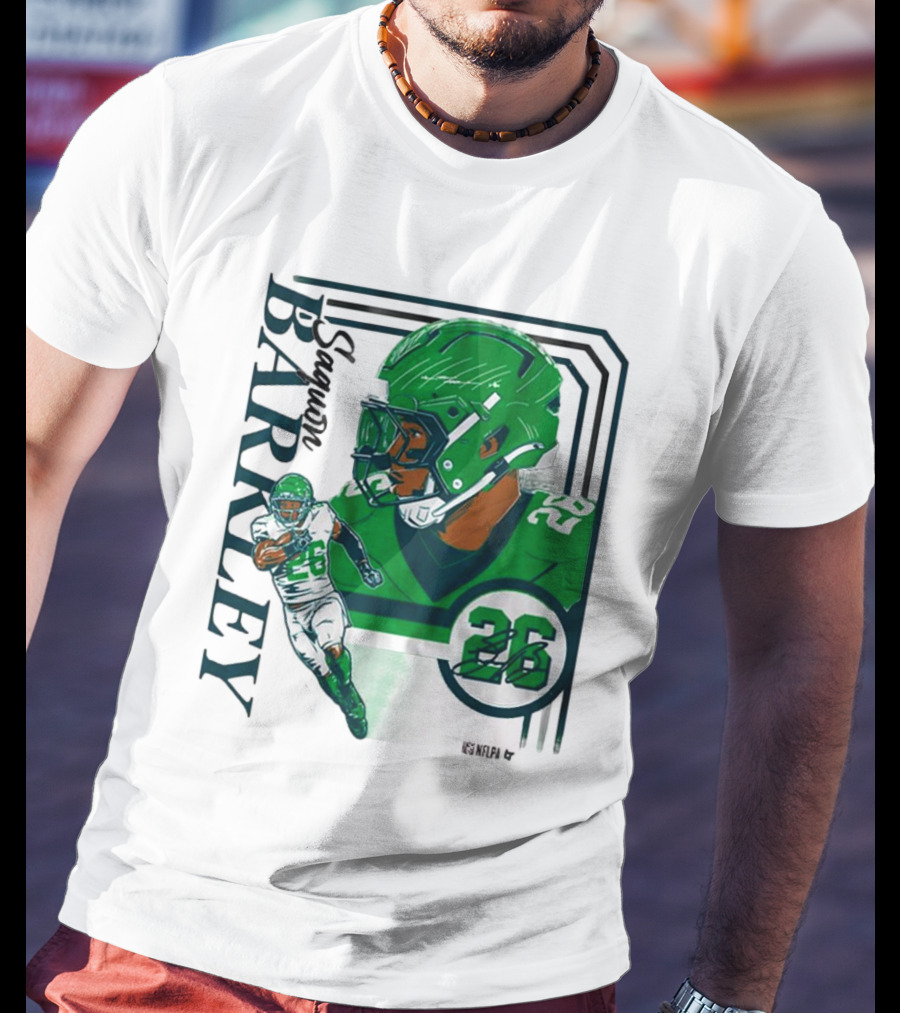Barkley 26 NFL Philadelphia Eagles Signature Collage T-Shirt