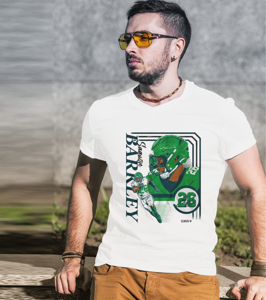 Barkley 26 NFL Philadelphia Eagles Signature Collage T-Shirt