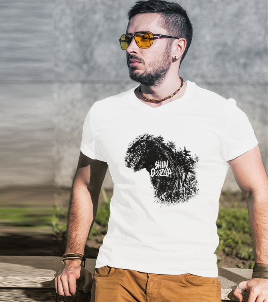 Shin Godzilla Persecution Of The Masses Kaiju Silhouette T-Shirt