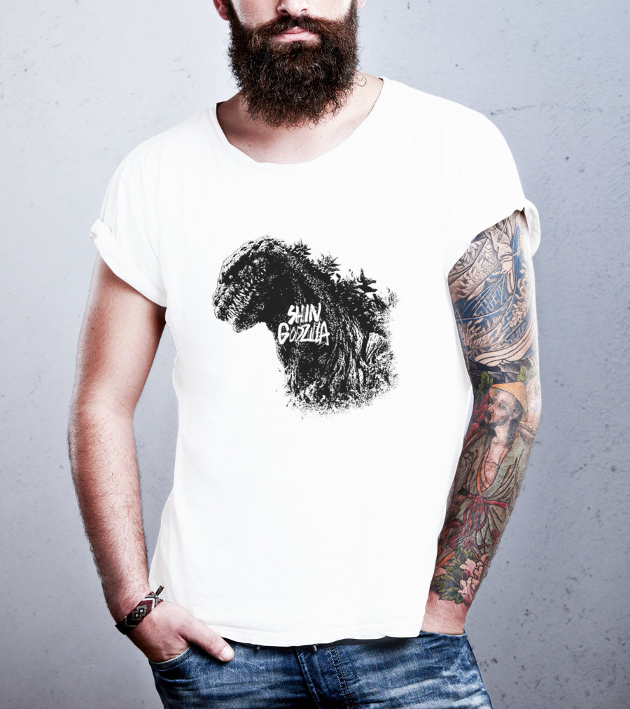 Shin Godzilla Persecution Of The Masses Kaiju Silhouette T-Shirt