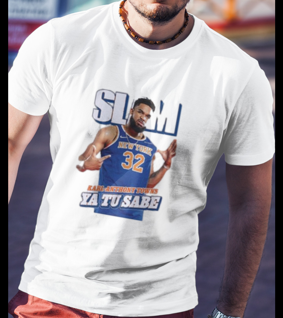 SLAM New York Karl-Anthony Towns Ya Tu Sabe T-Shirt