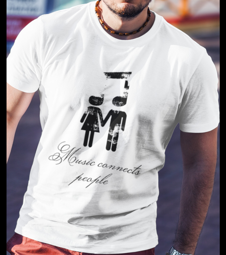 Slechthart Music Connects People Heartbeat Symphony T-Shirt