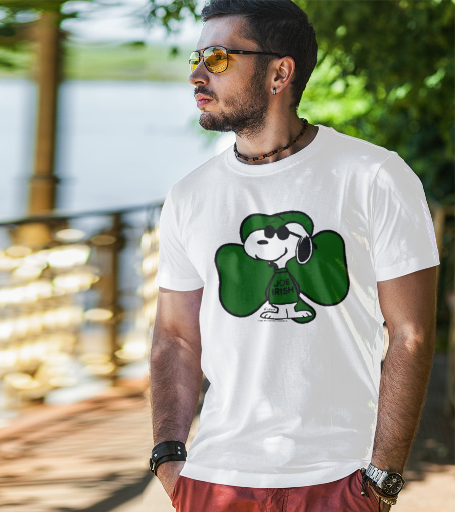 Snoopy Joe Irish Shamrock 1980s Vintage Style T-Shirt