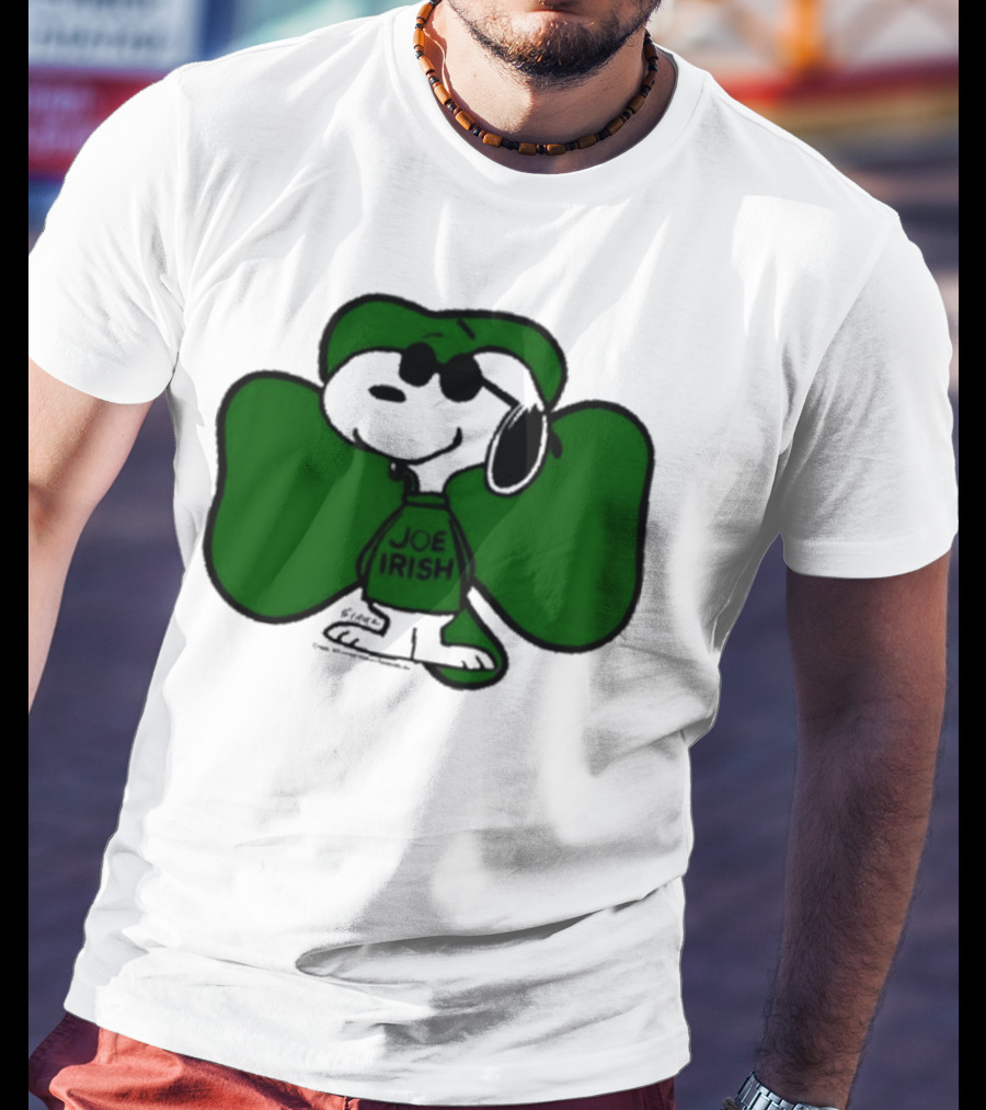 Snoopy Joe Irish Shamrock 1980s Vintage Style T-Shirt