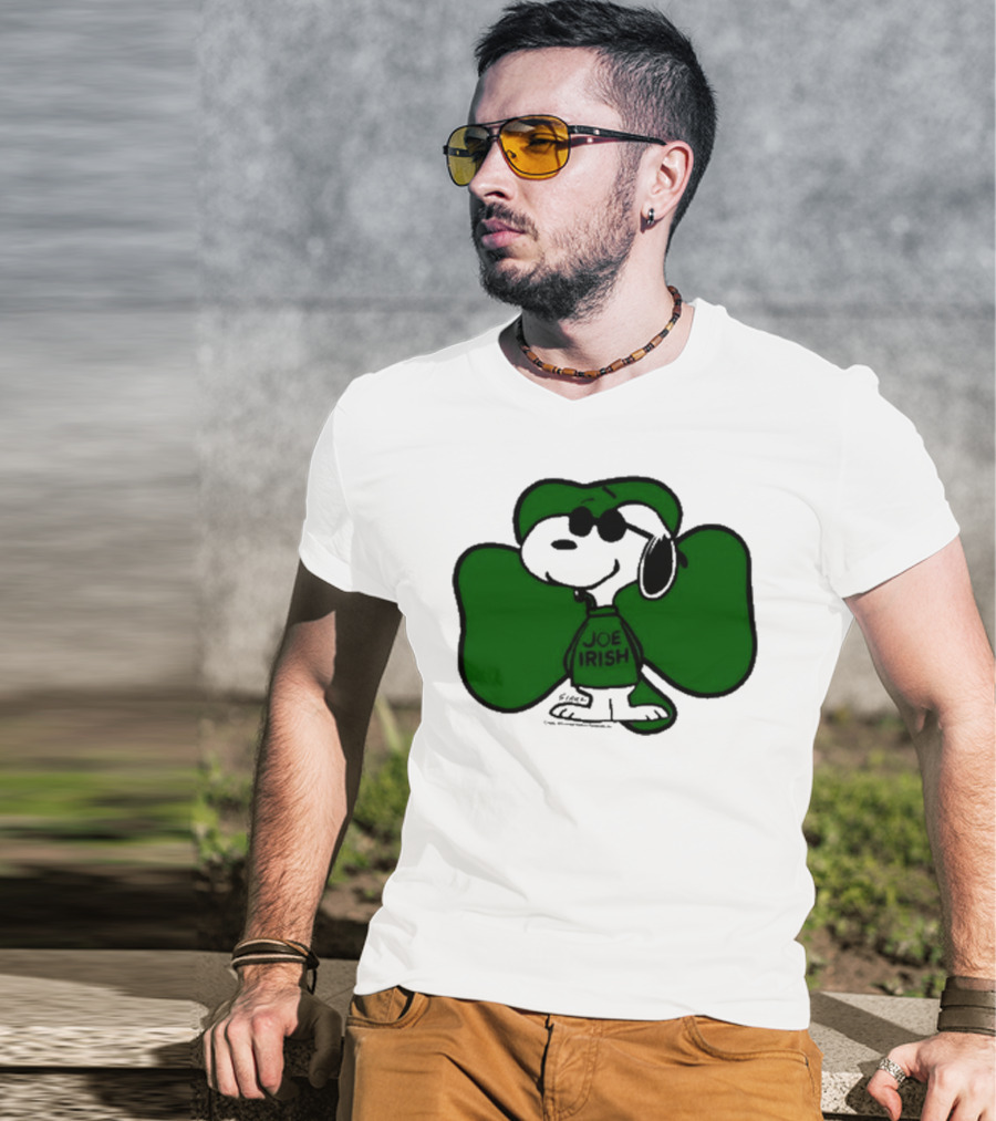 Snoopy Joe Irish Shamrock 1980s Vintage Style T-Shirt