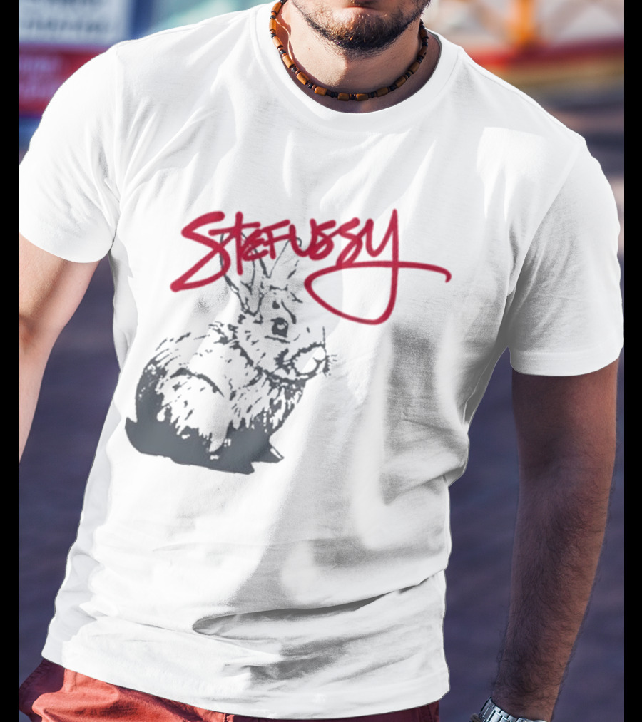 Stefussy Bunny Stussy Graphic T-Shirt