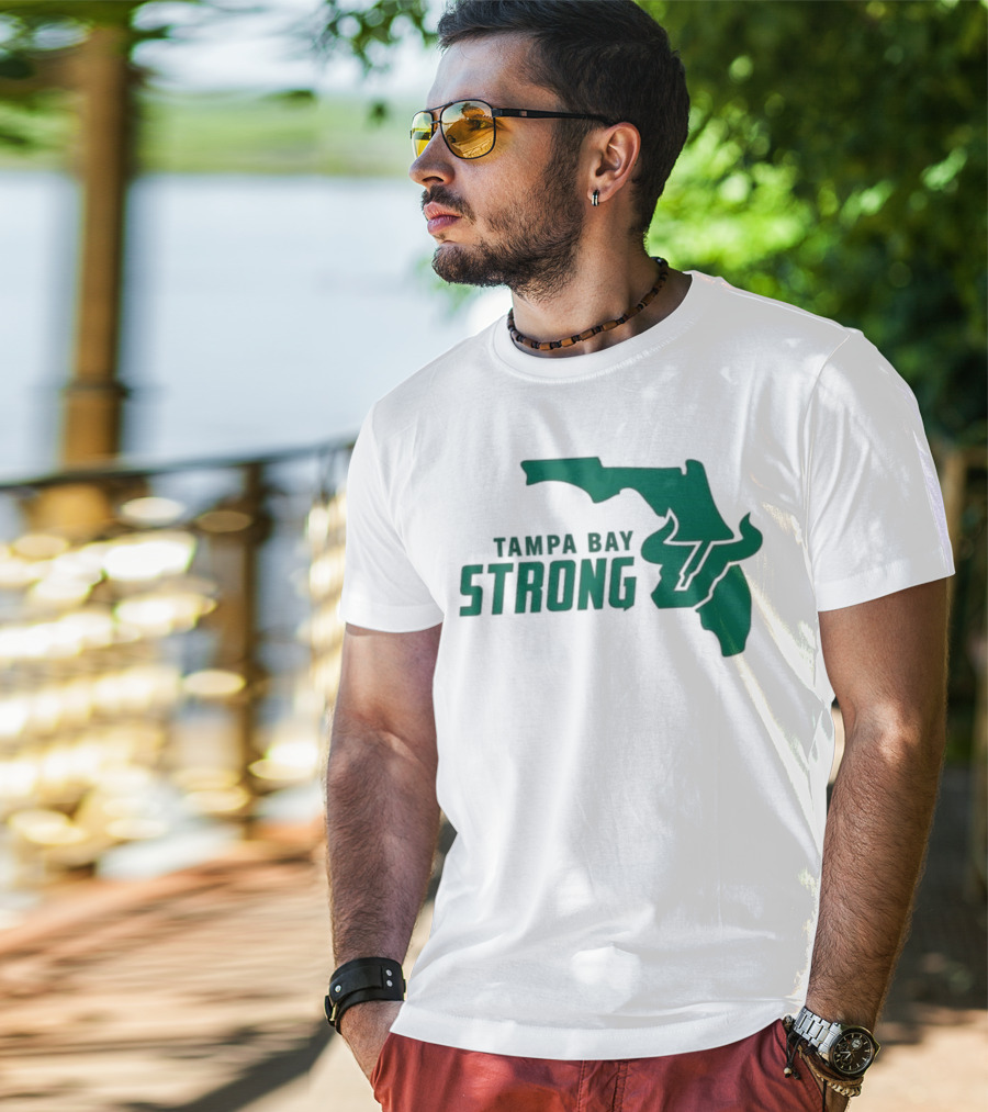 Tampa Bay Strong South Florida Bulls Hurricane Relief T-Shirt