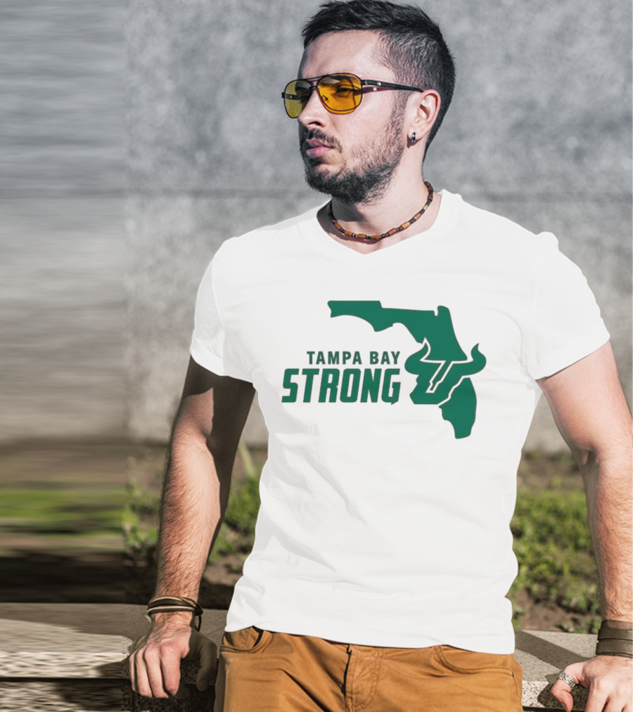 Tampa Bay Strong South Florida Bulls Hurricane Relief T-Shirt