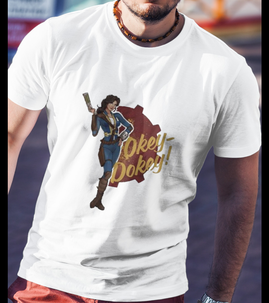 Spartan117gw Okey Dokey Gaming Vault Girl Retro Style T-Shirt