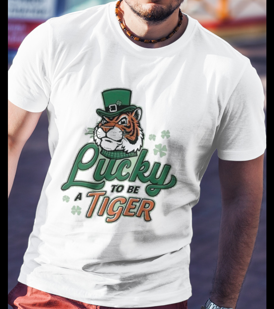 Lucky To Be A Tiger St. Patty Banks Theme T-Shirt