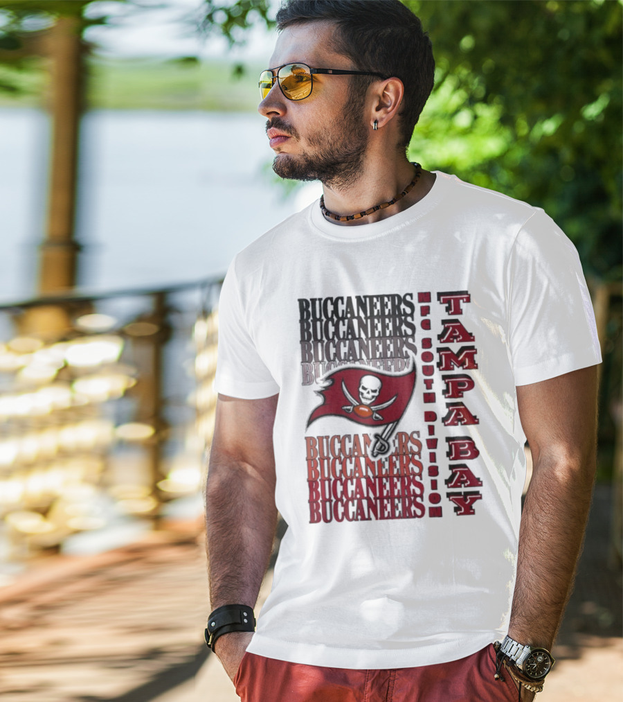 Buccaneers NFC South Division Tampa Bay Football Fan Gear T-Shirt