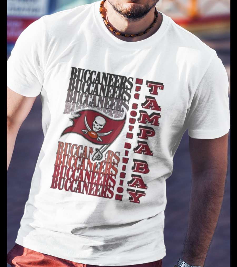 Buccaneers NFC South Division Tampa Bay Football Fan Gear T-Shirt