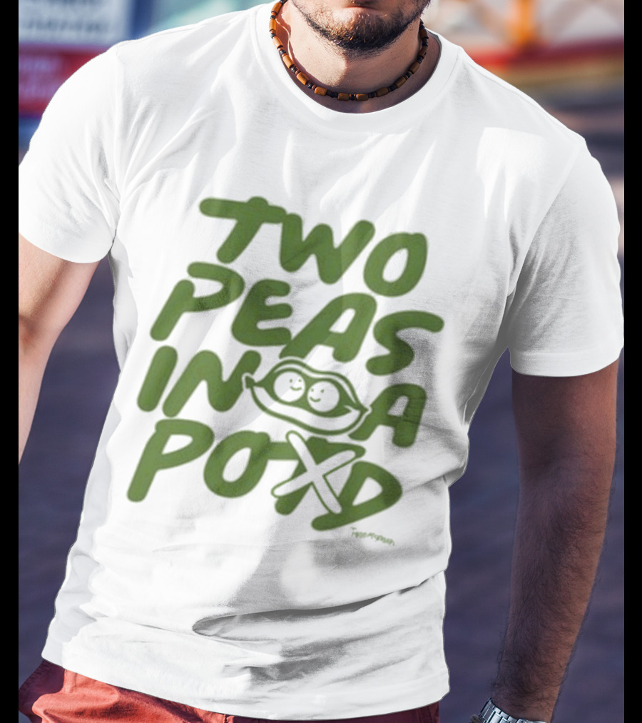 Two Peas In A Pod Tanner Smith Playful Pea Doodle T-Shirt