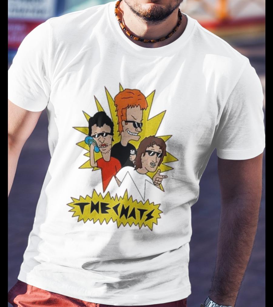 The Chats Buttheads Cartoon Parody Yellow Explosion T-Shirt