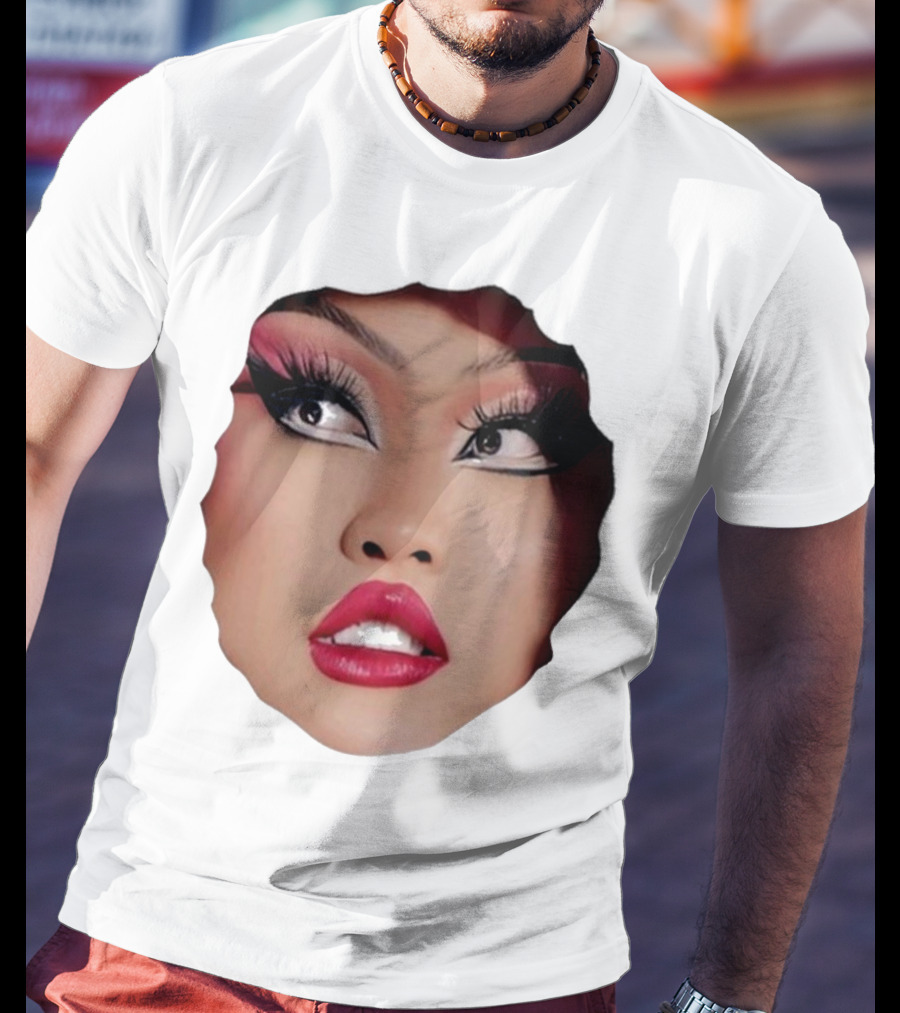 The Joella Dynasty Joella’s Hole Face Art Portrait T-Shirt