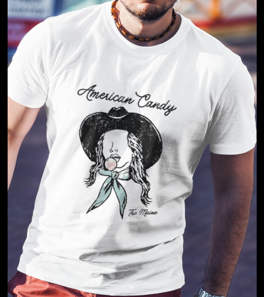 The Maine American Candy Cowgirl With Bandana And Sunglasses T-Shirt