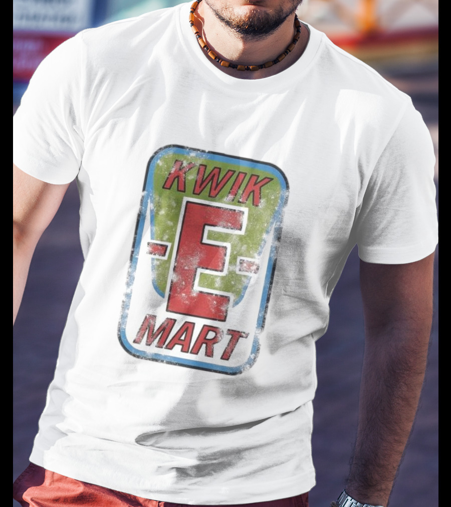 The Simpsons Kwik-E Mart Vintage Distressed Style T-Shirt