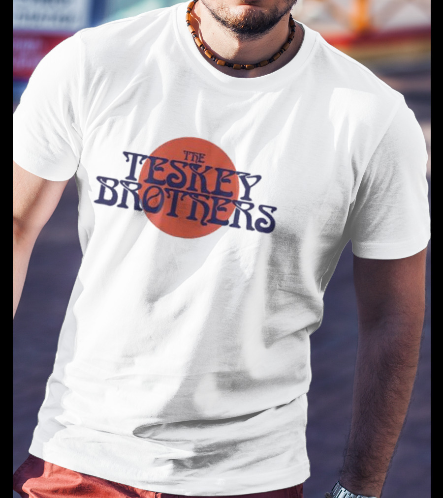 The Teskey Brothers Vintage Red Circular Emblem T-Shirt