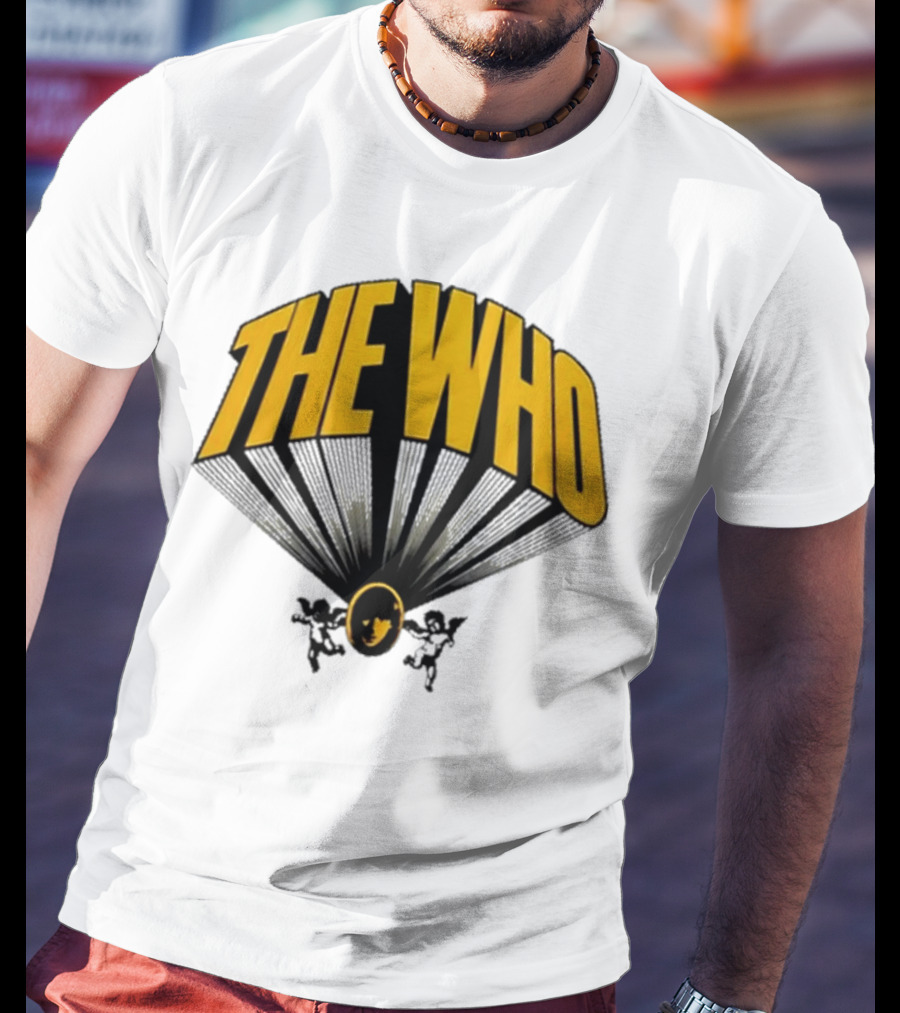 The Who Drum Skin Iconic Band Logo T-Shirt