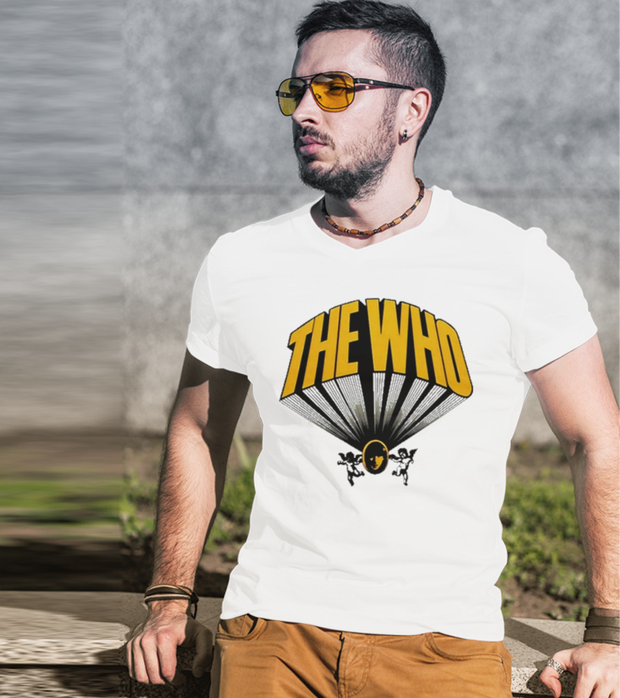 The Who Drum Skin Iconic Band Logo T-Shirt