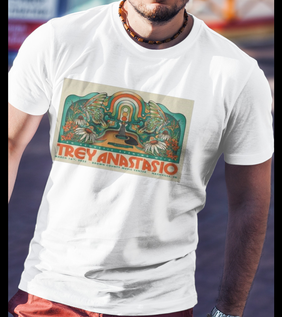 An Acoustic Evening With Trey Anastasio March 16 2025 Brown County Music Center Nashville IN T-Shirt