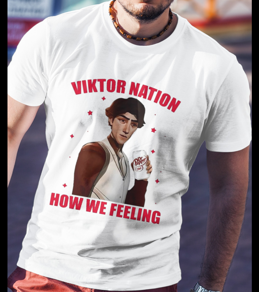 Viktor Nation How We Feeling Dr Pepper Diet Can Illustration T-Shirt