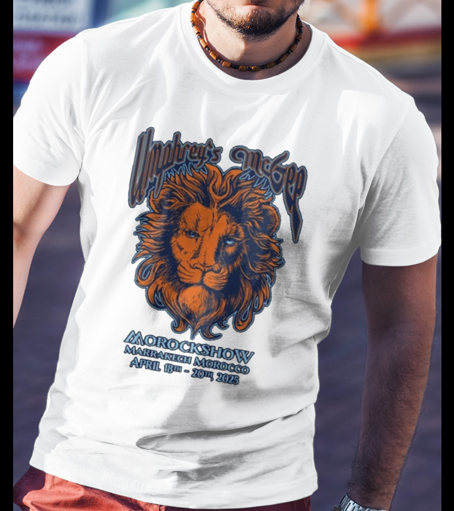 Umphrey’s McGee Morockshow Marrakech Morocco April 18th-20th 2025 Lion Art T-Shirt