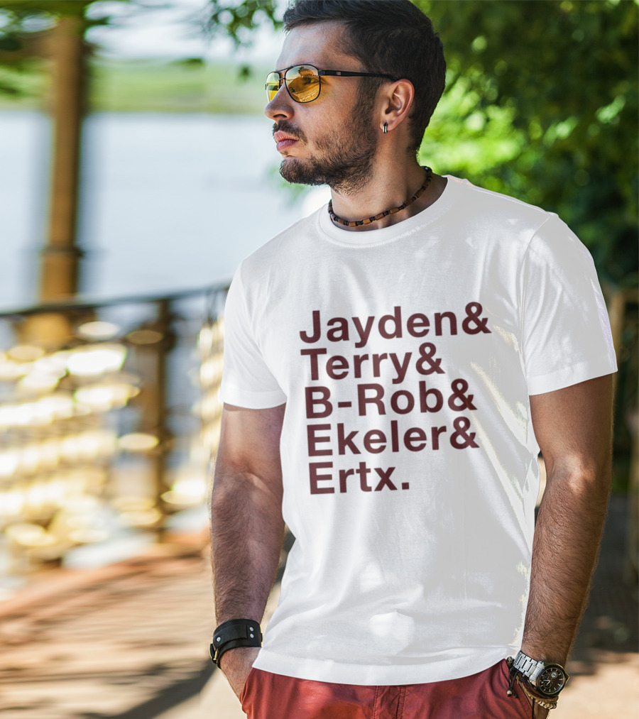 ``` Washington Ampersand Stars Jayden Terry B-Rob Ekeler Ertz ``` T-Shirt