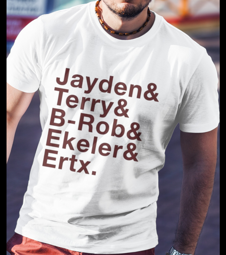 ``` Washington Ampersand Stars Jayden Terry B-Rob Ekeler Ertz ``` T-Shirt
