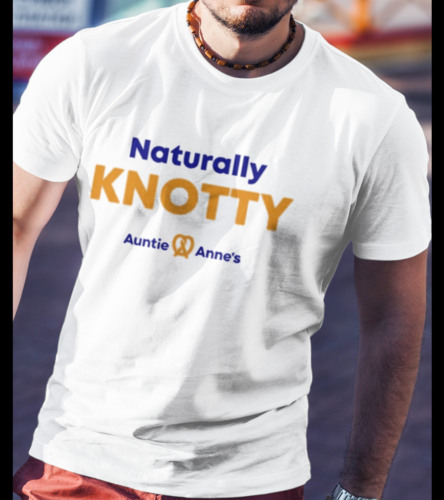 Naturally Knotty Auntie Anne’s Pretzel Logo T-Shirt