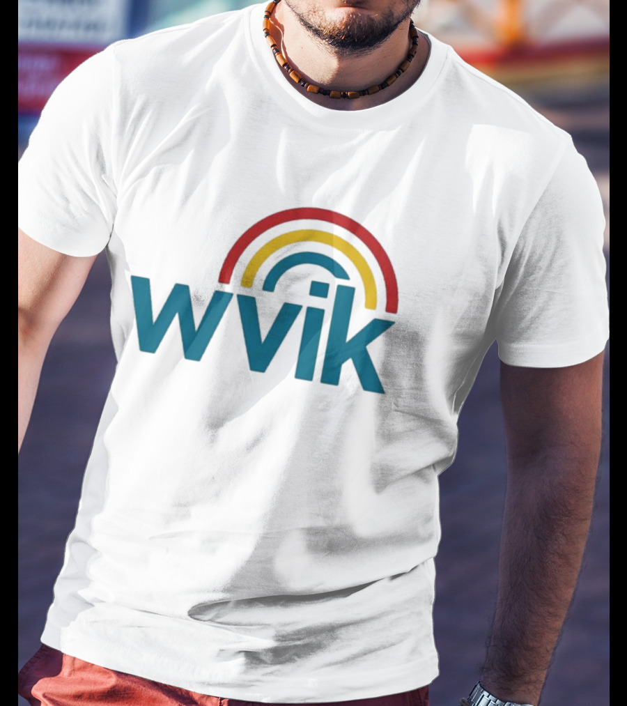 WVIK Rainbow Vintage Retro Style T-Shirt