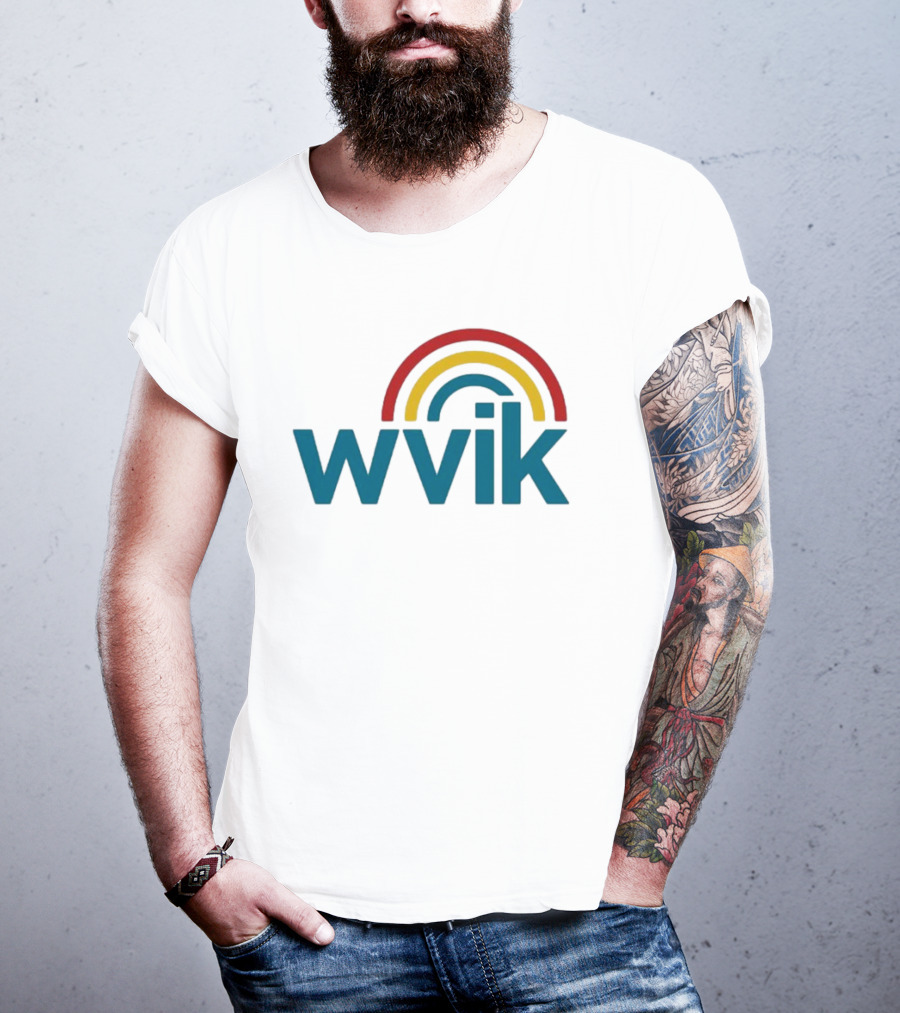 WVIK Rainbow Vintage Retro Style T-Shirt