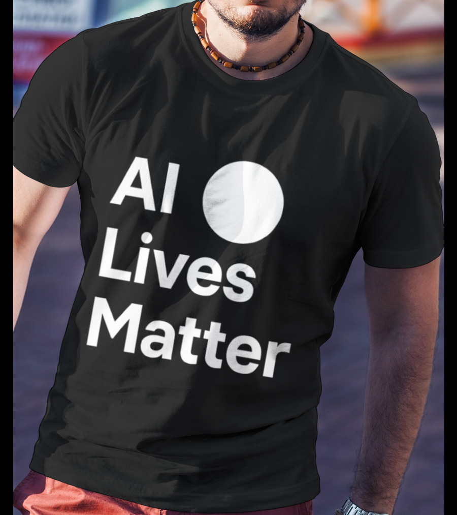 AI Lives Matter Statement Circle T-Shirt