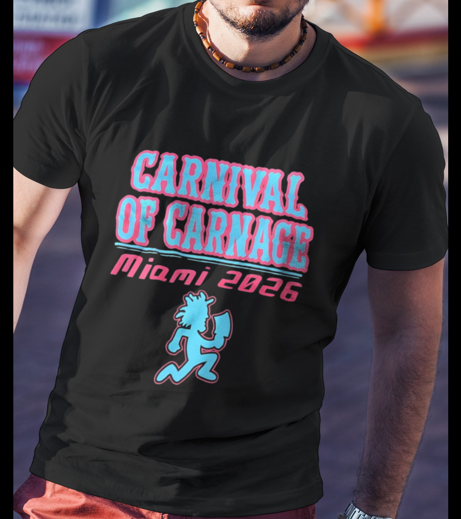 Carnival Of Carnage Miami 2026 Hatchet Man T-Shirt