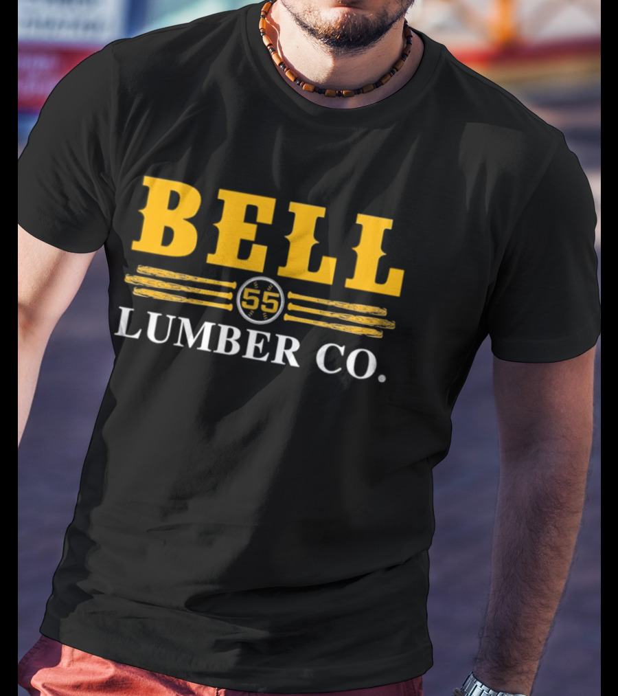 Bell Lumber Co 55 Vintage Style Timber Industry Heritage T-Shirt