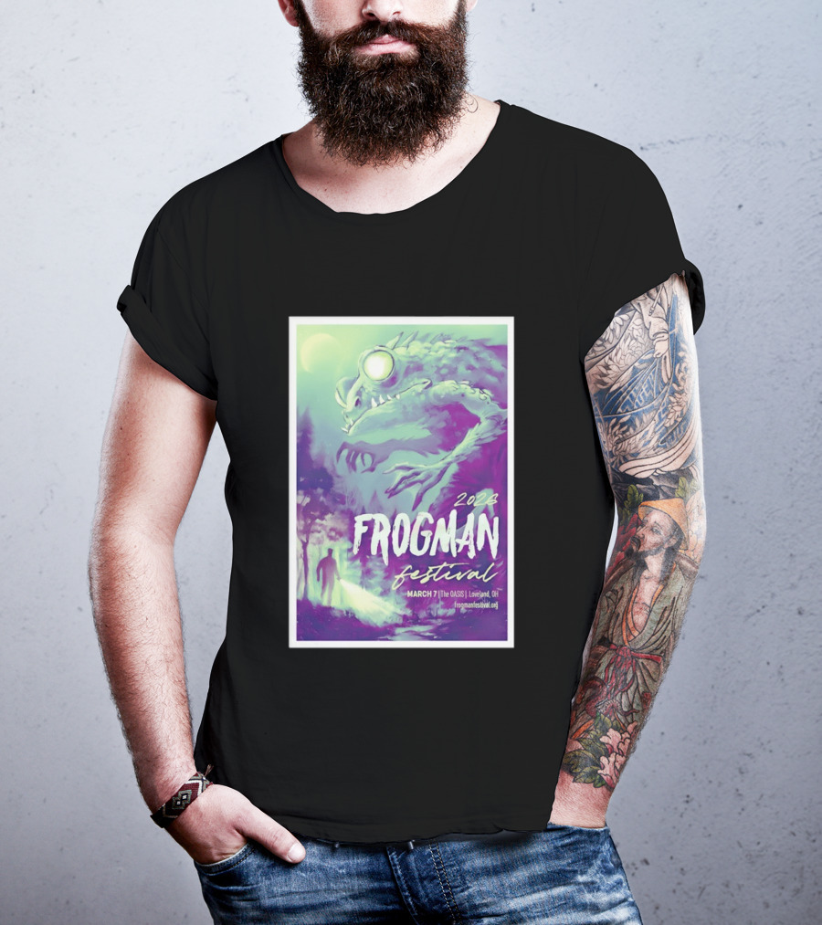 2026 Frogman Festival Loveland OH March 7 At The Oasis T-Shirt