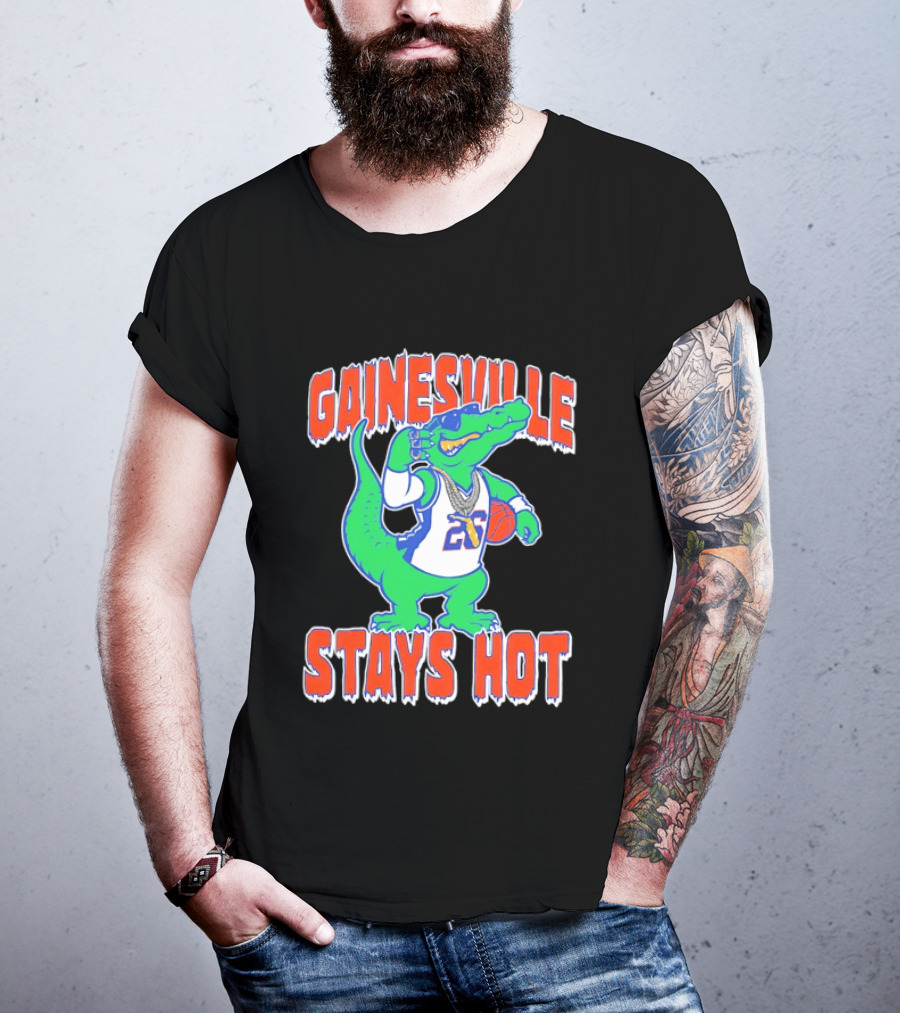 Gainesville Stays Hot Florida Gator Basketball 26 Sunglasses T-Shirt