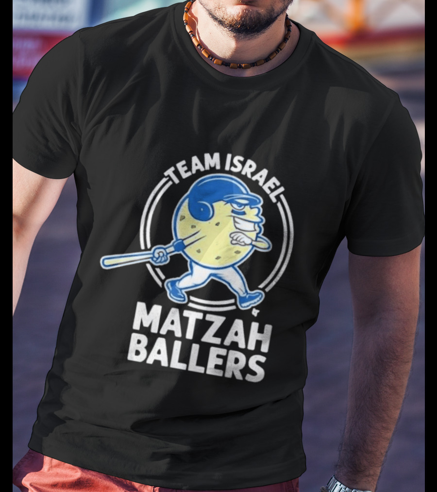 Team Israel Matzah Ballers Garrett Stubbs T-Shirt
