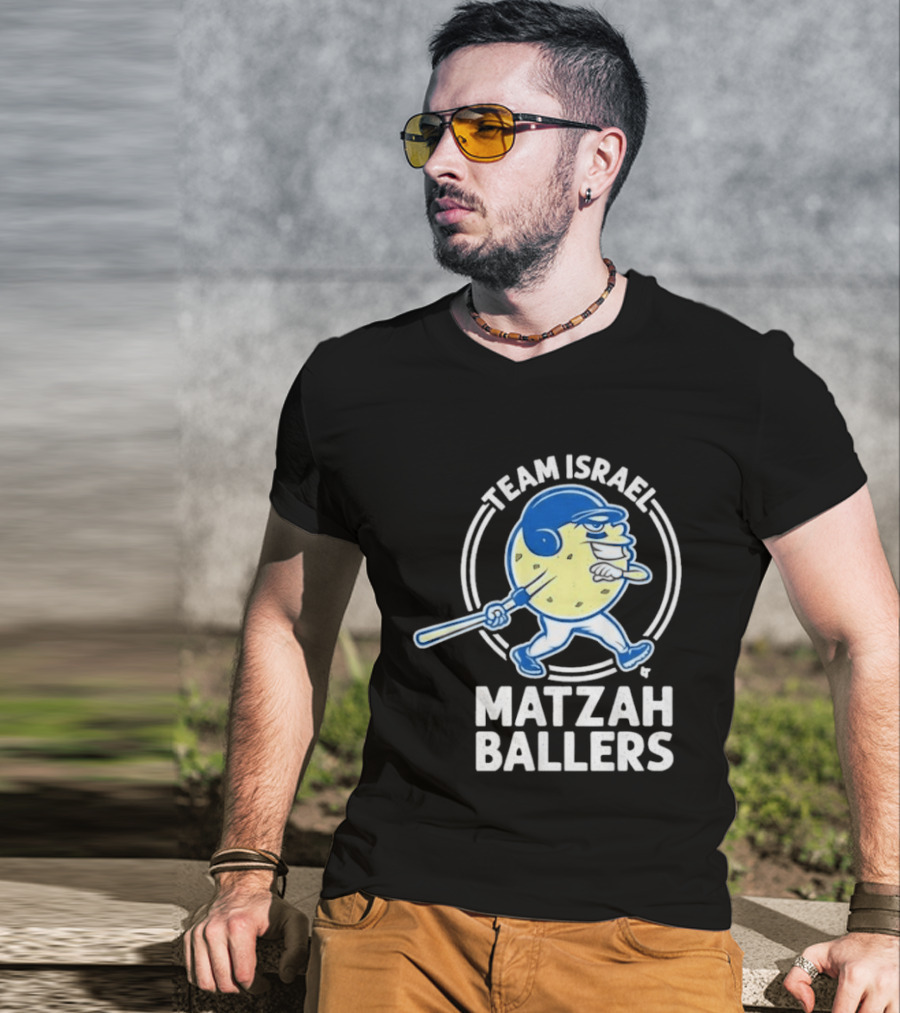 Team Israel Matzah Ballers Garrett Stubbs T-Shirt