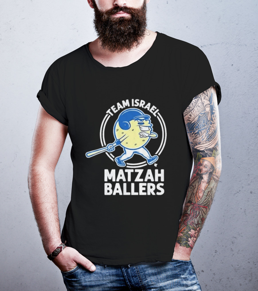 Team Israel Matzah Ballers Garrett Stubbs T-Shirt