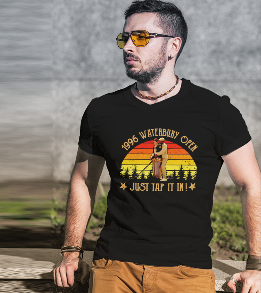 1996 Waterbury Open Just Tap It In Sunset T-Shirt