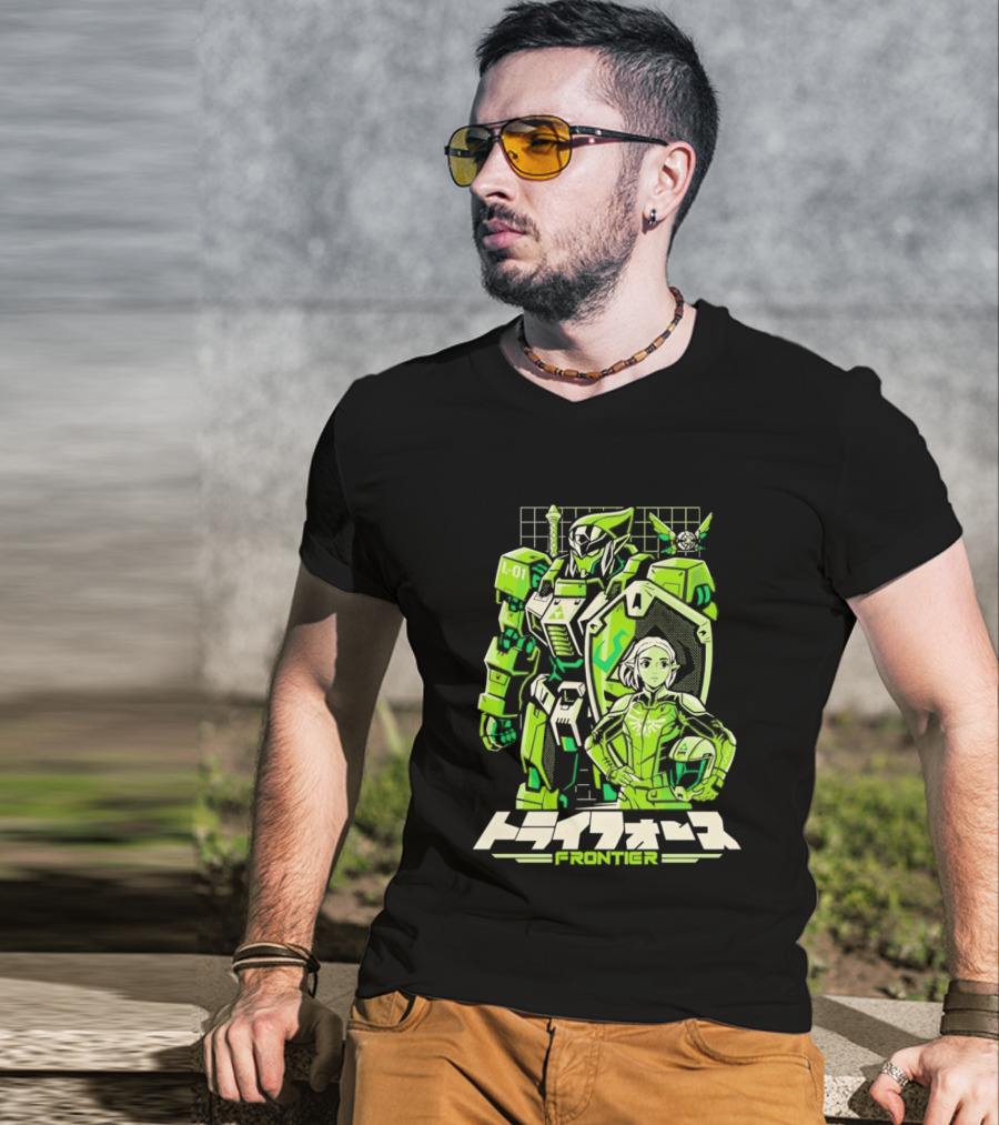 Hylian Mecha Triad Frontier Triforce L 01 Japanese T-Shirt