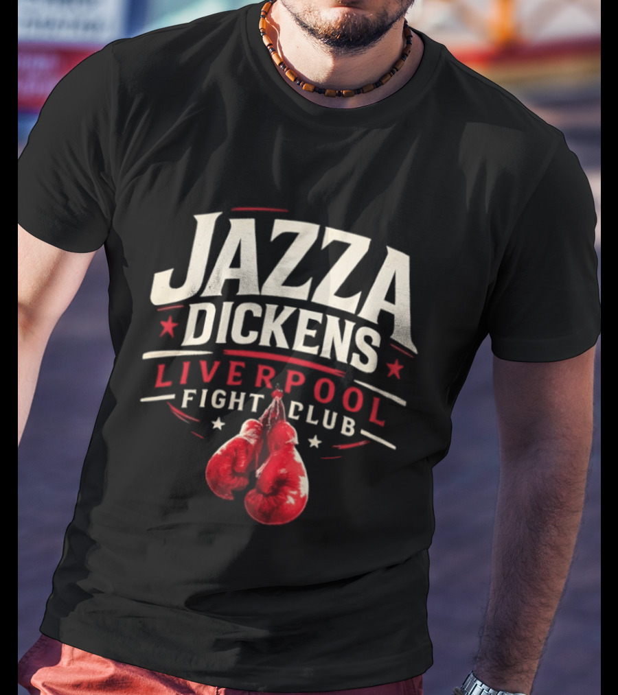 Jazza Dickens Liverpool Fight Club Boxing Gloves T-Shirt